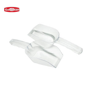 透明环保透明/银色PC塑料平底厨房用具面粉粉米勺糖果配件 - Product Image 6