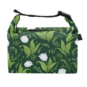 Bolsa de almuerzo con diseño de tulipán tropical personalizado de Hawaii, bolsa con aislamiento térmico, bolsa de picnic escolar para exteriores - Product Image 1