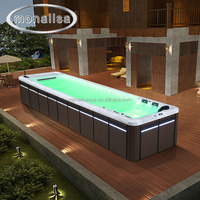 Piscine d'extérieur chauffante portable, conteneur de natation intelligent pour spa avec livraison gratuite
