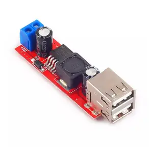 Salida USB dual 9V/12V/24V/36V a 5V 3A Módulo convertidor Buck de Cargador USB Módulo reductor