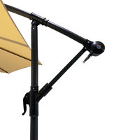 Parasol suspendu à bras déporté Banana