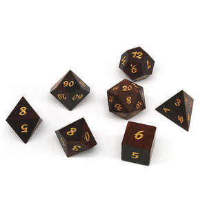Juego de <span class=keywords><strong>Dados</strong></span> de Madera Personalizables al por Mayor para D&D, Cuadrados y Poliédricos, para Juegos de Rol de Dungeons and Dragons - Product Image 2