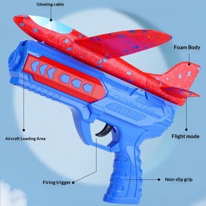 Pistola Lanzadora <span class=keywords><strong>de</strong></span> Aviones <span class=keywords><strong>de</strong></span> Juguete, Popular en <span class=keywords><strong>Internet</strong></span>, Venta Caliente, <span class=keywords><strong>de</strong></span> Plástico, Ligera, para Niños y Niñas, Venta al Por Mayor - Product Image 2