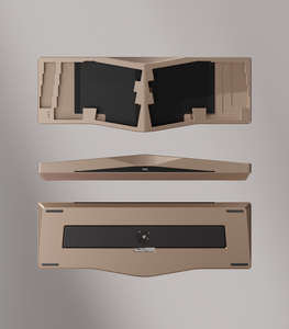 Bán buôn Neo Ergo Anodized Champagne Ergonomic nhôm bàn phím - Product Image 1