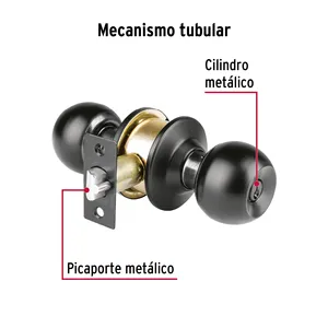 Master con blocco a sfera tubolare 24 unità, camera, nero, blister, di base - Product Image 2