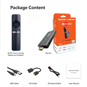 MYTV TV STICK4K Anadroid 10 2G 16G 2.4G 5G WiFiBT音声リモコンテレビボックスセットトップボックス出荷準備完了 - Product Image 6