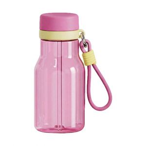 New Plastic Tritan Straw Cup High- Cute Design for Kids and Students Summer Heat-Resistant Water Bottle - Product Image 1