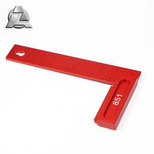 Outil à main pour le travail du bois menuiserie métal haute précision multifonctionnel angle droit 90 degrés règle d'angle carré pour charpentier - Product Image 1