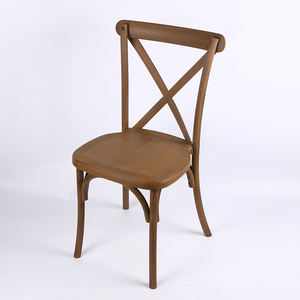 Silla cruzada de resina para exteriores, asientos elegantes resistentes a la intemperie para patios, jardines, comedor o uso personal - Product Image 6