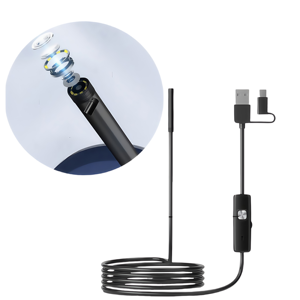 Fabrika özel 3-in-1 <span class=keywords><strong>8mm</strong></span> HD endoskop su geçirmez endüstriyel prob taşınabilir muayene kamera endoskop kamera modülü - Product Image 6