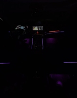 Lumière Ambiante Dynamique Arc-en-ciel Symphonie Style Gravure Laser Électroplaquée (Axe Court) pour BMW Série 3 G20 (2020-2022)