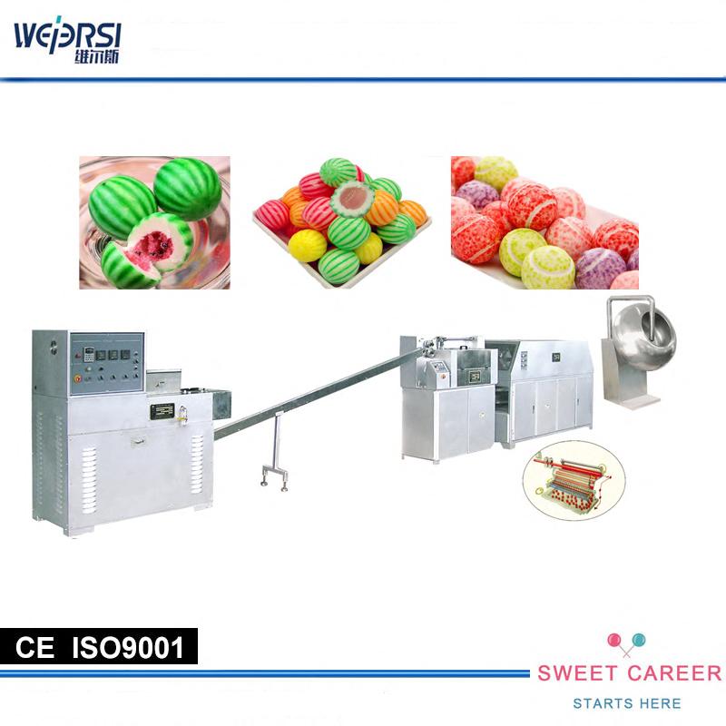 Tennis Ball Shape Bubble Gum Forming Machine