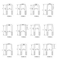 Boulon en U haute résistance pour camion S cania, pièce de moteur