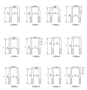 รถบรรทุกความแข็งแรงสูงU Boltสำหรับ<span class=keywords><strong>Cania</strong></span> - Product Image 5