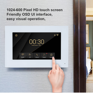 Téléphone de <span class=keywords><strong>porte</strong></span> SIP 7 pouces écran tactile reconnaissance faciale POE panneau <span class=keywords><strong>d</strong></span>'<span class=keywords><strong>entrée</strong></span> pour plusieurs appartements GSM Intercom - Product Image 4