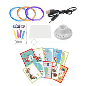 Fournitures de noël décoration cadeaux enfant créatif bricolage Graffiti <span class=keywords><strong>peinture</strong></span> jouets artisanat <span class=keywords><strong>Kit</strong></span> 3D dessin stylo père noël bonhomme de neige motif - Product Image 5