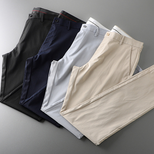 <span class=keywords><strong>Pantaloni</strong></span> estivi magri da <span class=keywords><strong>uomo</strong></span> per Joker <span class=keywords><strong>pantaloni</strong></span> Casual da lavoro in tinta unita <span class=keywords><strong>pantaloni</strong></span> da <span class=keywords><strong>uomo</strong></span> piccoli e dritti di moda urbani. - Product Image 2