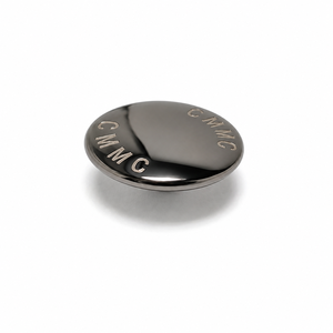 Boutons-pression métalliques personnalisés en alliage de zinc plaqué à chaud avec logo, pour vêtements, avec attaches en 4 parties - Product Image 4