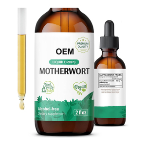 OEM Gouttes liquides d'agripaume sans alcool, biologiques, Teinture de <span class=keywords><strong>Leonurus</strong></span> <span class=keywords><strong>Cardiaca</strong></span>, Végétaliennes, Sans sucre, Extrait végétal, Complément alimentaire de haute qualité - Product Image 1