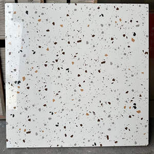 Gạch lát nền Terrazzo giả đá mài nhám 600x600mm, chống trơn, dùng cho thương mại trong nhà