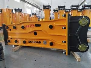 Originele <span class=keywords><strong>Soosan</strong></span> Sb125 Hydraulische Breker Beitel Gereedschap 175Mm Diameter Top Type Moil Point, Wig, Stompe... - Product Image 4