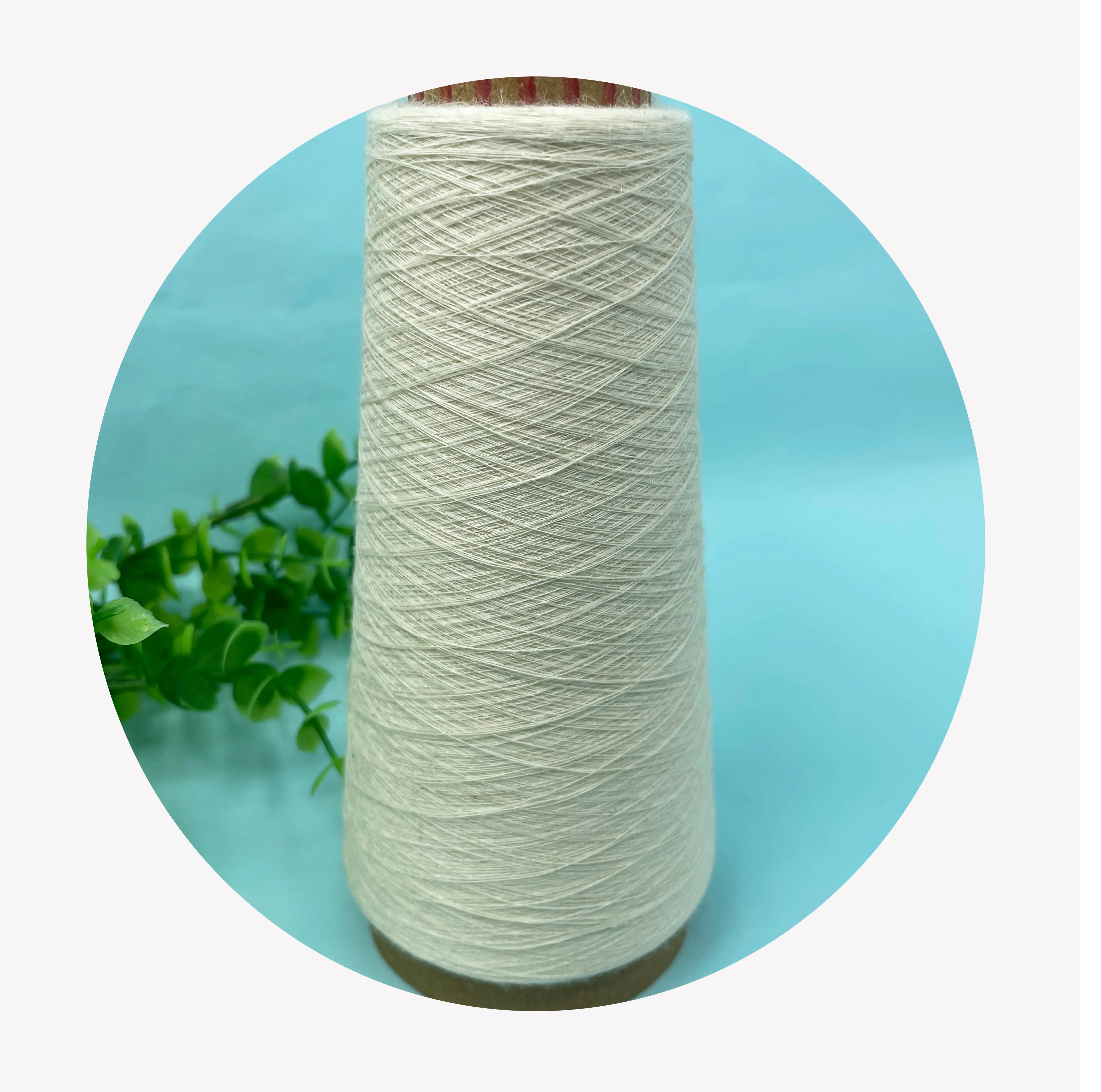 China manufacturer hemp cotton yarn for knitting weaving