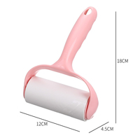 Tragbarer Hunde haarentferner mit Griff Sticky Lint Roller und Teardown Adhesive Carpet Dust Roller Brushes für den Stoff gebrauch