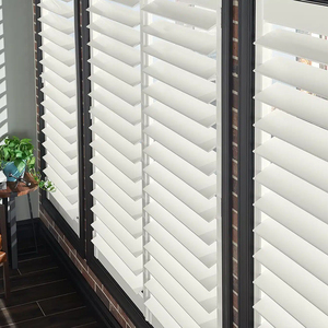 Persianas <span class=keywords><strong>de</strong></span> Madera Blancas <span class=keywords><strong>de</strong></span> Primera Calidad, Contraventanas <span class=keywords><strong>de</strong></span> Madera <span class=keywords><strong>de</strong></span> Tilo para Sala <span class=keywords><strong>de</strong></span> Estar, Baño y Casa - Product Image 6