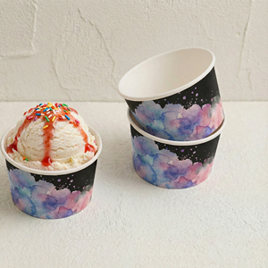 Offre Spéciale – Gobelets en Papier Personnalisables de 3oz et 4oz de Qualité Alimentaire pour Crème Glacée, Desserts et Yaourts - Product Image 3