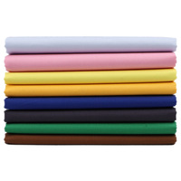 Tissu de chemise en popeline 100% coton, tissu en coton pur, tissu noir et rouge, vêtement 100% coton pur