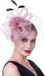 Lady Fedoras Fashion Cloche Sombrerería Sombrero de encaje para boda Ocio Uso diario Gorra femenina Fancinator - Product Image 4