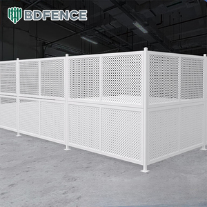 工場卸売パンチングフェンス |   亜鉛メッキ高強度隔離柵（工場・生産ゾーン用） - Product Image 4