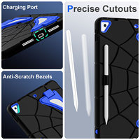 Étui antichoc pour enfants avec motif anime pour iPad 10.2 7e, 8e et 9e génération avec support pliable, sangle d'épaule, coque de protection robuste OEM ODM