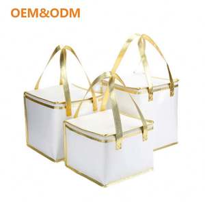 Sacs à emporter jetables OEM ODM, emballage spécial en aluminium pour la restauration commerciale, sacs isothermes personnalisés - Product Image 1