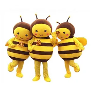 Professional Customized Bee Cartoon Mascot Costume Manufacturer For Advertising Promotion