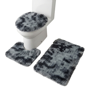 Poland Stock <b>Bathroom</b> Rug <b>Set</b> 3 Piece Shaggy Toilet <b>Mat</b> Contour Rug Floor <b>Mat</b> EU Dropshipping - Product Image 1