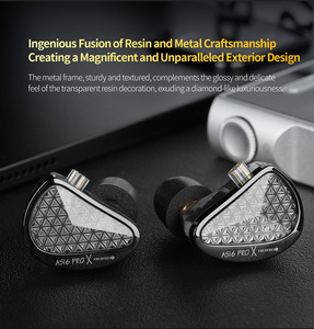 Auriculares intrauditivos KZ <span class=keywords><strong>AS16</strong></span> <span class=keywords><strong>PRO</strong></span> X 16BA con 8 armaduras equilibradas, auriculares de alta fidelidad con sonido de alta calidad, auriculares de monitorización HiFi ASX ZS10PRO AST AS12 - Product Image 5