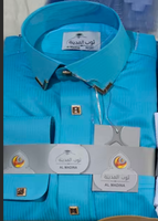2026 Dubaï Thobe de style saoudien pour hommes, de haute qualité, à manches longues, vêtement islamique professionnel, Abaya Qamis, pour la prière musulmane