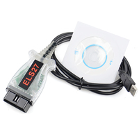 Nuevo ELS27 V2.3.8 FORScan con PCB Verde, PIC24HJ128GP+FTDI, Microchip, Multilingüe, Compatible con ELM327 y J2534 Pss-Thru para Mazda