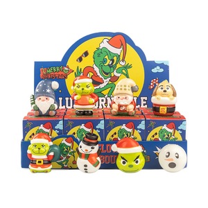 Best-selling Grinch Design Flannel TPE Material Fidget Squeeze Toy Playable Blind <b>Box</b> Original Packaging <b>Music</b> Theme for Teens - Product Image 5