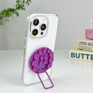 Vòng Điện Thoại Di Động Hút Cup Lười Biếng Chủ Gương Tường Thủy Tinh Tạo Tác Di Động <span class=keywords><strong>Silicone</strong></span> Dán Phổ Biến Phổ Chủ - Product Image 5