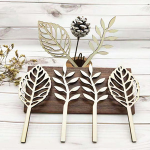 <b>Wooden</b> Leaf Bookmarks <b>Laser</b> <b>Cut</b> Hollow Design Eco-Friendly Decorative Bookmarks For Reading And Gift - Product Image 1