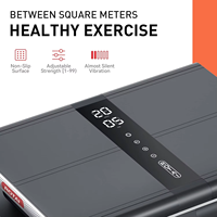 Plateforme vibrante verticale portable pour fitness, drainage lymphatique, entraînement corps entier, en acier, 20 vitesses