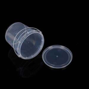 Secchio di plastica trasparente di alta qualità più dimensioni disponibili secchi di plastica per uso alimentare - Product Image 3