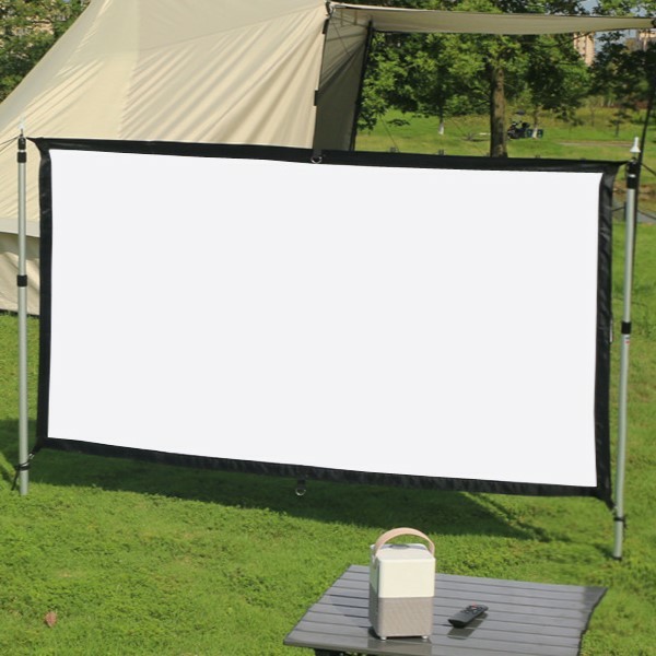 Cheap 4k Outdoor Windproof Screen 16:9 100 Inch 120 Inch 150 Inch Easy Install Portable Projector Projection Screen