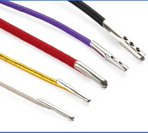 Cuerda elástica de púas 1,5mm 30cm Cuerda elástica blanca negra con extremos de metal para protección facial Cuerda elástica para sujetar el producto YRS53 - Product Image 6