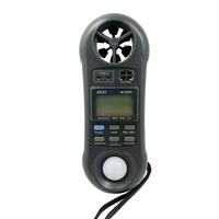 Lutron-Detector portátil de velocidad del viento, temperatura, humedad, intensidad de luz