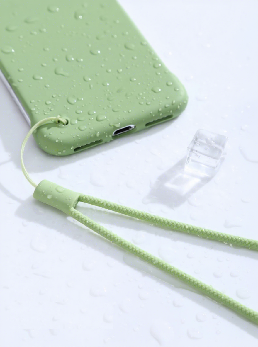 Wholesale FULUDA Colorful Liquid Soft Silicone Phone Lanyard for Camera USB Thumb Drives Charms Keychain Badges Image 5