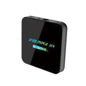 กล่องทีวี S905x4 X10 MAX Plus,กล่องดิจิตอลแอนดรอยด์แรม4Gb 64Gb 5G Wifi BT4.0แอนดรอยด์11.0สมาร์ททีวี