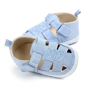 2024 New Design wholesale Baby Boy Strap Sandal Babies Shoes Breathable & Comfortable Toddler Sandals with Grippy Soles
